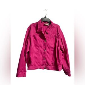 Faded Glory Fuchsia Jean Jacket 💖